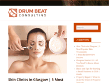 Tablet Screenshot of drumbeatconsulting.com